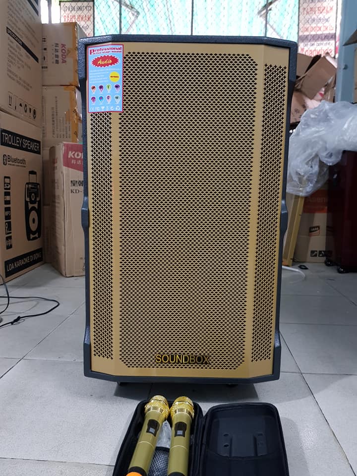 Loa kéo soundbox SB-1513 Công suất : 800W - Loa kẹo kéo Long An giá rẻ